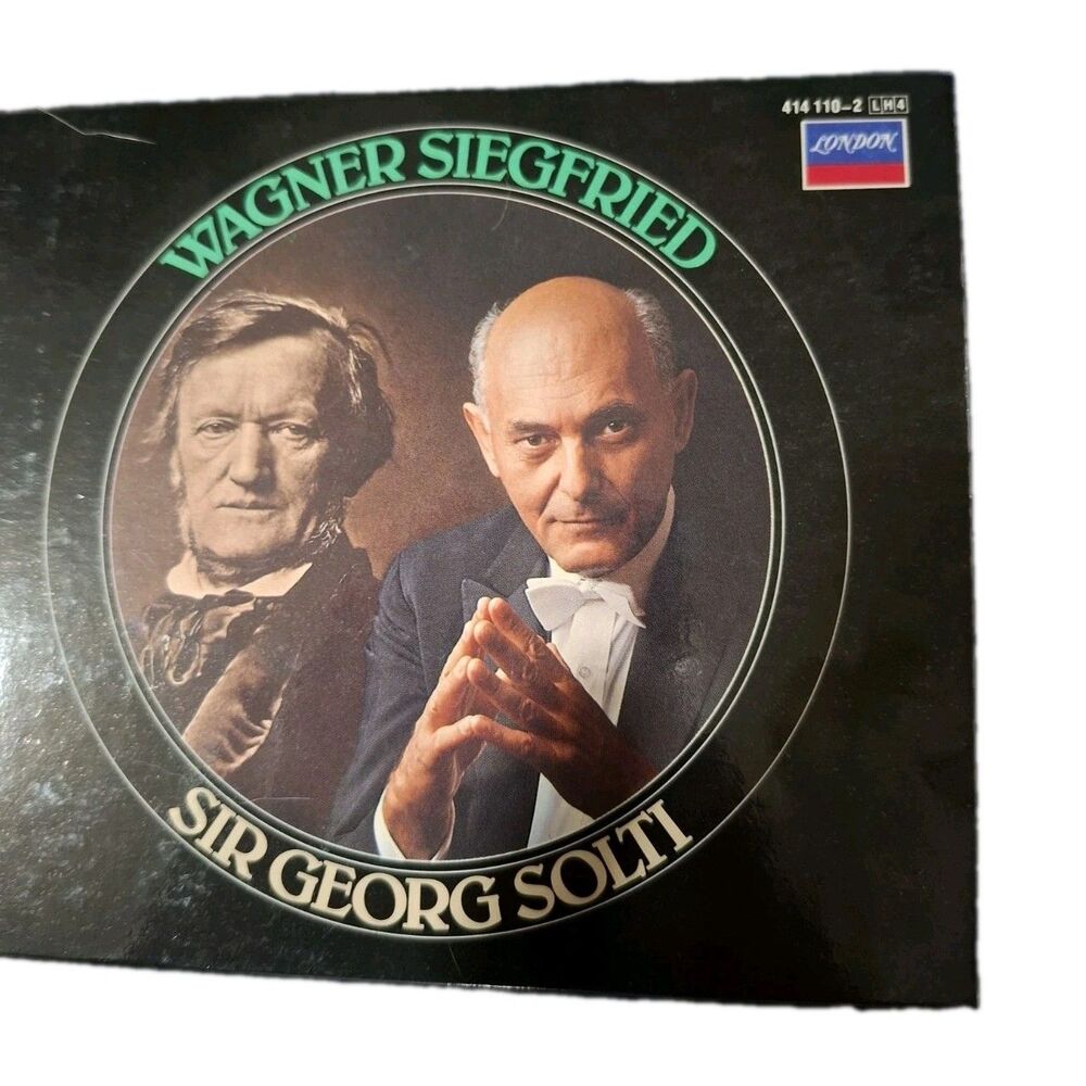 Siegfried Opera By Wagner, Decca 1986. Remastered CD, 4 Discs, London 1990